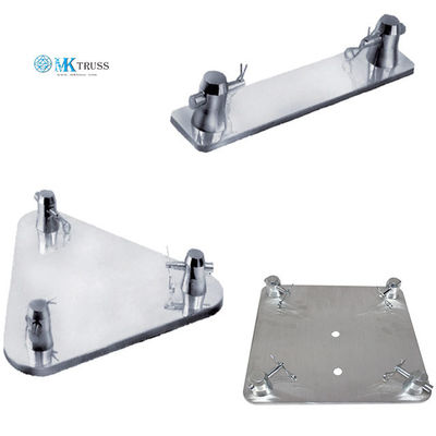 Aluminum Alloy Truss System Base Plate for Square Ground Support Structure Solution