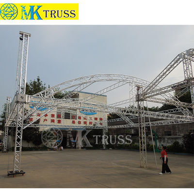 Theater Choir Concert Custom Irregular Round Aluminum Smart Portable Stage All Size Truss